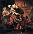 Aeneas Carrying Anchises by Carl van Loo by Unknown Artist